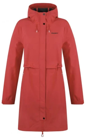 Husky Sephie L red dámský softshell kabát