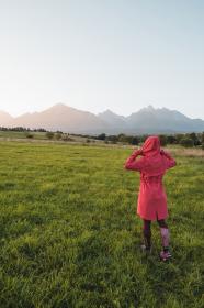 Husky Sephie L red dámský softshell kabát