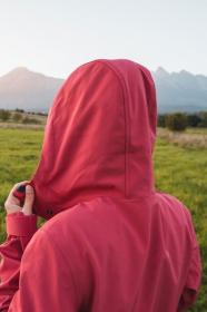 Husky Sephie L red dámský softshell kabát