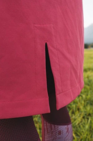 Husky Sephie L red dámský softshell kabát