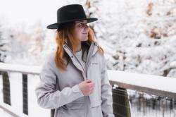 Husky Sephie L red dámský softshell kabát