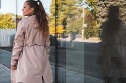 Husky Sephie L red dámský softshell kabát