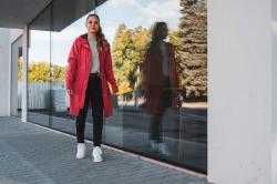 Husky Sephie L red dámský softshell kabát