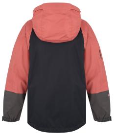 Husky Dětská hardshell bunda Nicker K růžová/tm. šedá