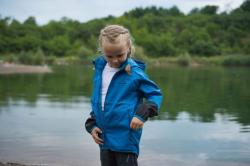 Husky Dětská softshell bunda Sonny K modrá POUZE 152 (VÝPRODEJ)