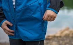 Husky Dětská softshell bunda Sonny K modrá POUZE 152 (VÝPRODEJ)