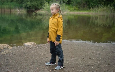 Husky Dětská softshell bunda Sonny K modrá POUZE 152 (VÝPRODEJ)