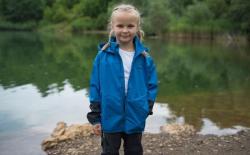 Husky Dětská softshell bunda Sonny K modrá POUZE 152 (VÝPRODEJ)