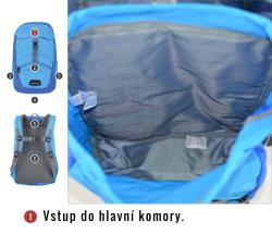 Husky Junny 15l modrý dětský batoh
