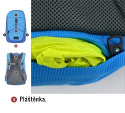 Husky Junny 15l modrý dětský batoh
