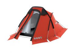 Husky Flame 1 červený expediční stan + sleva 500,- na příslušenství