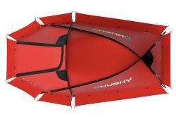 Husky Flame 1 červený expediční stan + sleva 500,- na příslušenství