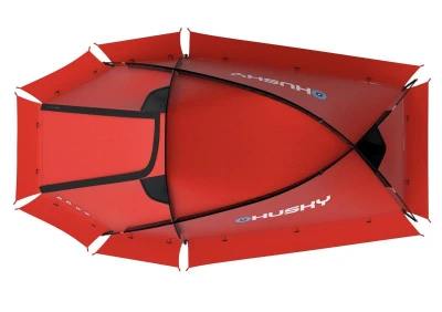 Husky Flame 1 červený expediční stan + sleva 500,- na příslušenství