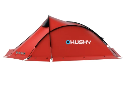 Husky Flame 1 červený expediční stan + sleva 500,- na příslušenství