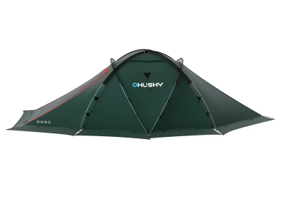 Husky Extreme Fighter 3-4 zelený stan + sleva 1000,- na příslušenství