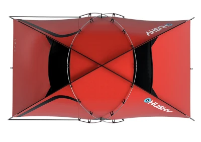 Husky Felen 2-3 červený expediční stan pro dvě osoby + sleva 1000,- na příslušenství
