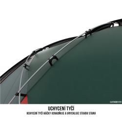 Husky Felen 2-3 zelená expediční stan pro dvě osoby + sleva 400,- na příslušenství