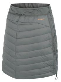 Husky Freez L mustard/dk. grey green dámská oboustranná zimní sukně POUZE L (VÝPRODEJ)