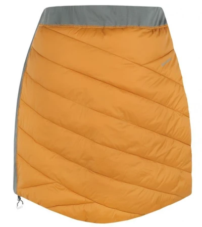 Husky Freez L mustard/dk. grey green dámská oboustranná zimní sukně POUZE L (VÝPRODEJ)