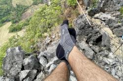 Husky Hiking červené ponožky POUZE XL (45-48) (VÝPREDAJ)