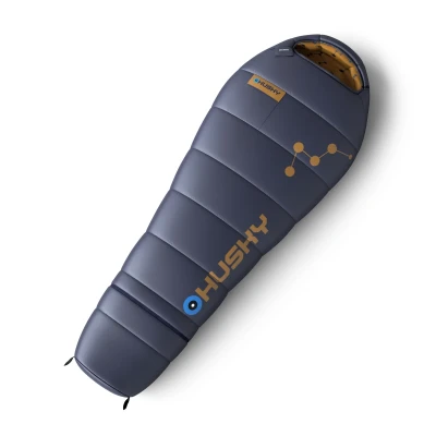 Husky Kids Magic blue/mustard syntetický třísezónní dětský spacák (VÝPRODEJ)