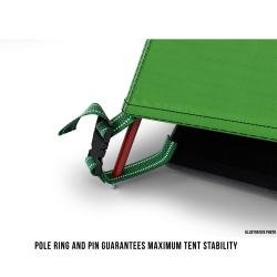 Husky Bronder 3 zelený lehký turistický stan pro 3 osoby