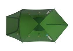 Husky Baron 4 zelený lehký turistický stan + sleva 400,- na příslušenství