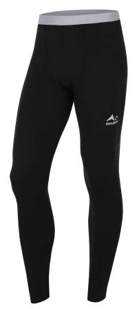 Husky Mercie M black pánské merino spodky