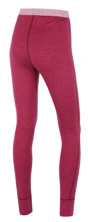 Husky Merea L faded bordo merino termoprádlo kalhoty