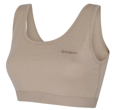 Husky Mebra L beige merino podprsenka