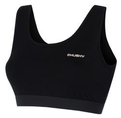 Husky Mebra L black merino podprsenka