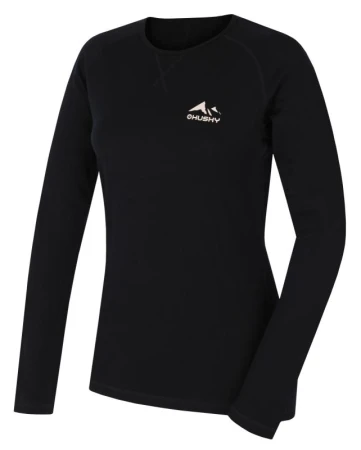 Husky Merow L black dámske merino tričko Husky Merow L black dámske merino tričko