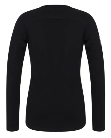 Husky Merow L black dámske merino tričko