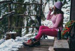 Husky Merow L faded mint merino termoprádlo triko