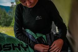 Husky Merow L faded mint merino termoprádlo triko