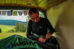 Husky Merow L faded mint merino termoprádlo triko