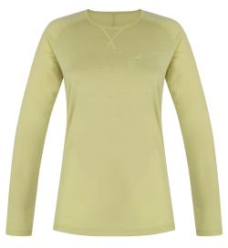 Husky Merow L light green dámske merino tričko