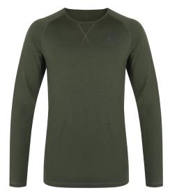 Husky Merow M green pánské merino triko