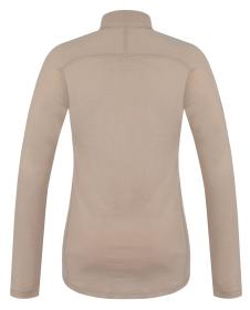 Husky Merow Zip L beige dámske merino tričko