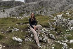 Husky Merow Zip L beige dámske merino tričko