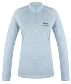 Husky Merow Zip L faded mint merino termoprádlo triko