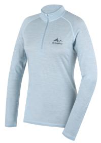 Husky Merow Zip L faded mint merino termoprádlo tričko Husky Merow Zip L faded mint merino termoprádlo tričko