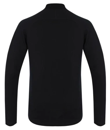 Husky Merow zip M black pánské merino triko
