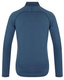 Husky Merow zip M blue pánské merino triko