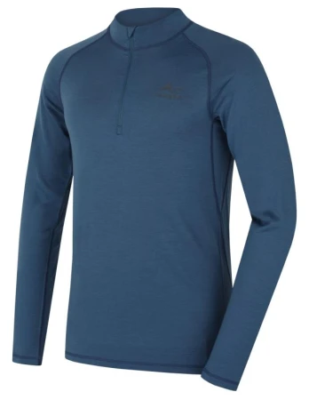 Husky Merow zip M blue pánské merino triko Husky Merow zip M blue pánské merino triko