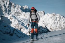 Husky Merow zip M light grey merino termoprádlo triko