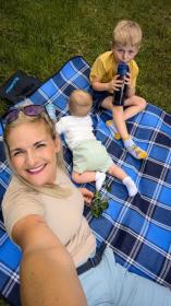 Husky Mersa L beige dámske merino tričko