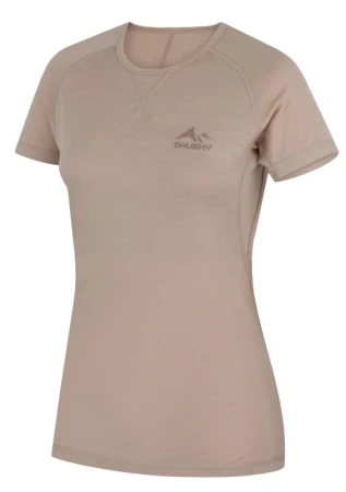 Husky Mersa L beige dámske merino tričko Husky Mersa L beige dámske merino tričko