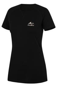 Husky Mersa L black dámske merino tričko