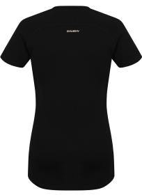 Husky Mersa L black dámske merino tričko